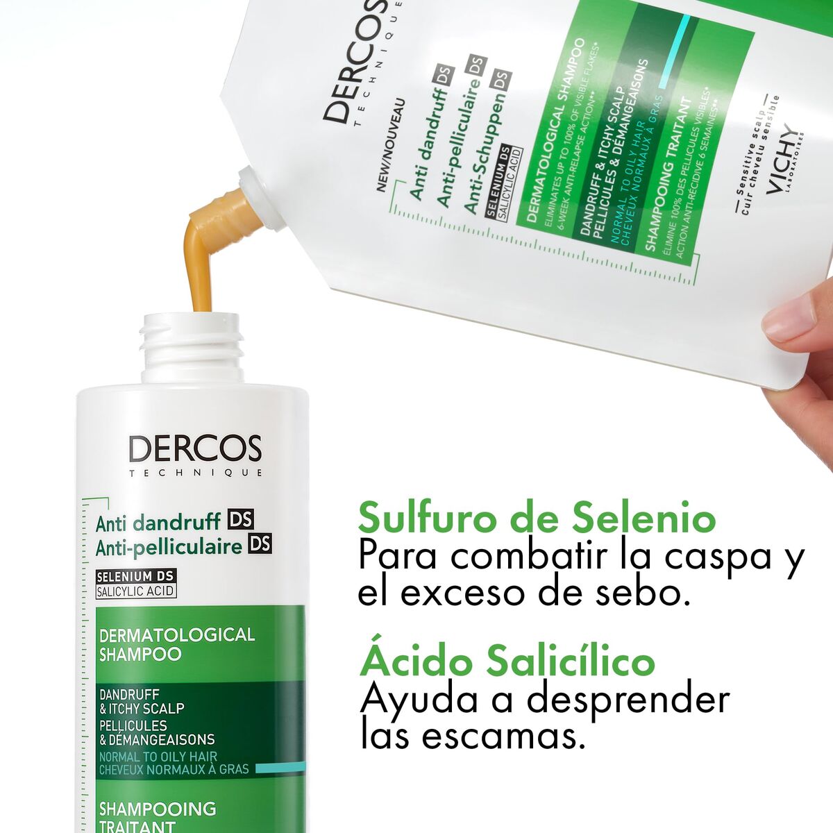 Schampo Vichy DERCOS 390 ml - 2