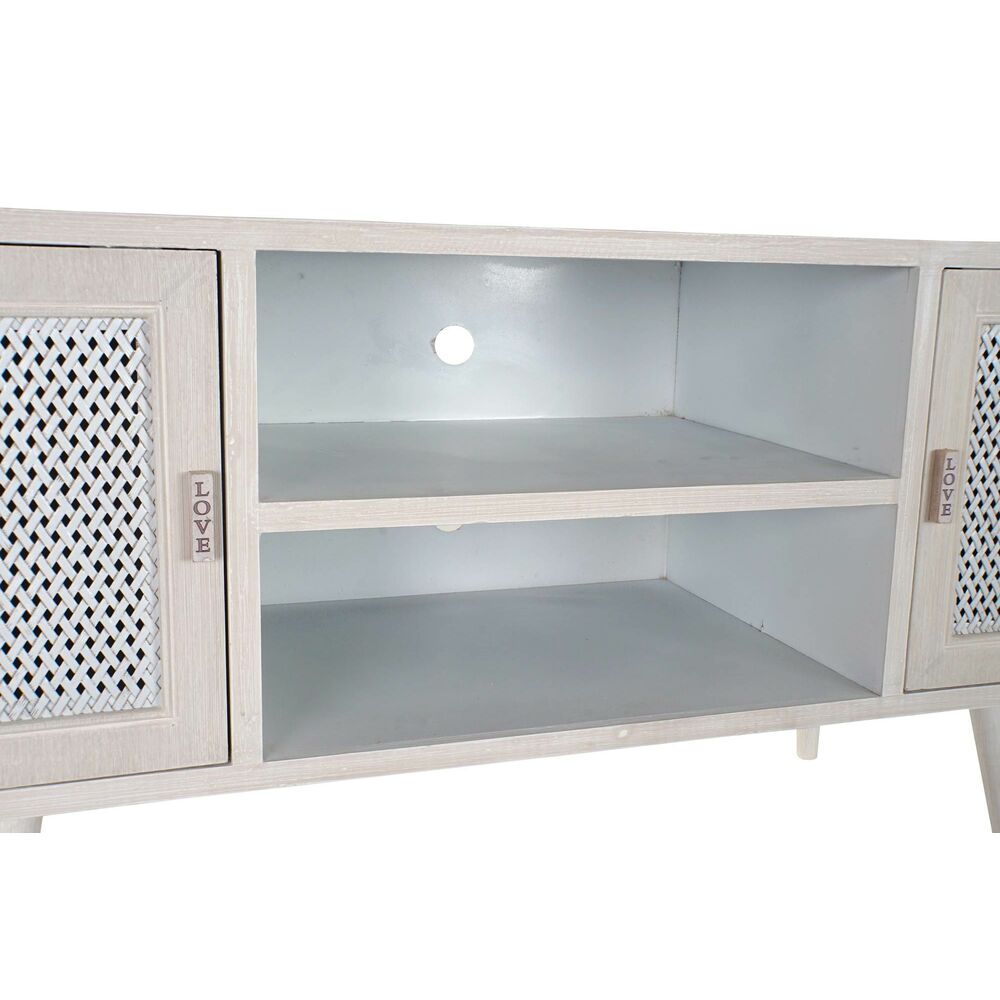 TV-möbler DKD Home Decor Vit Trä MDF (110 x 61 x 41 cm) - 6