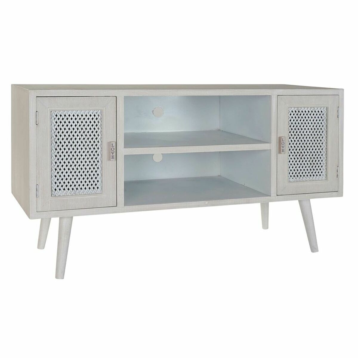 TV-möbler DKD Home Decor Vit Trä MDF (110 x 61 x 41 cm) - 7