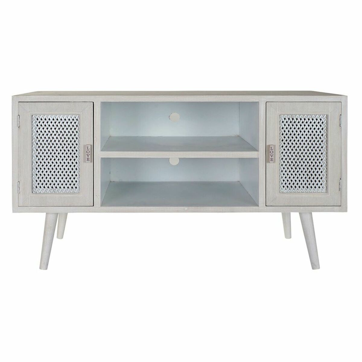TV-möbler DKD Home Decor Vit Trä MDF (110 x 61 x 41 cm) - 9