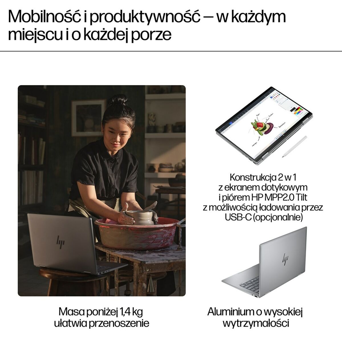 Bärbar dator HP A58SHEA 14" amd ryzen 5 8640hs 16 GB RAM - 5
