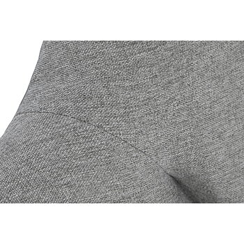 Sänggavel Home ESPRIT Grå Trä MDF 157 x 8 x 160 cm