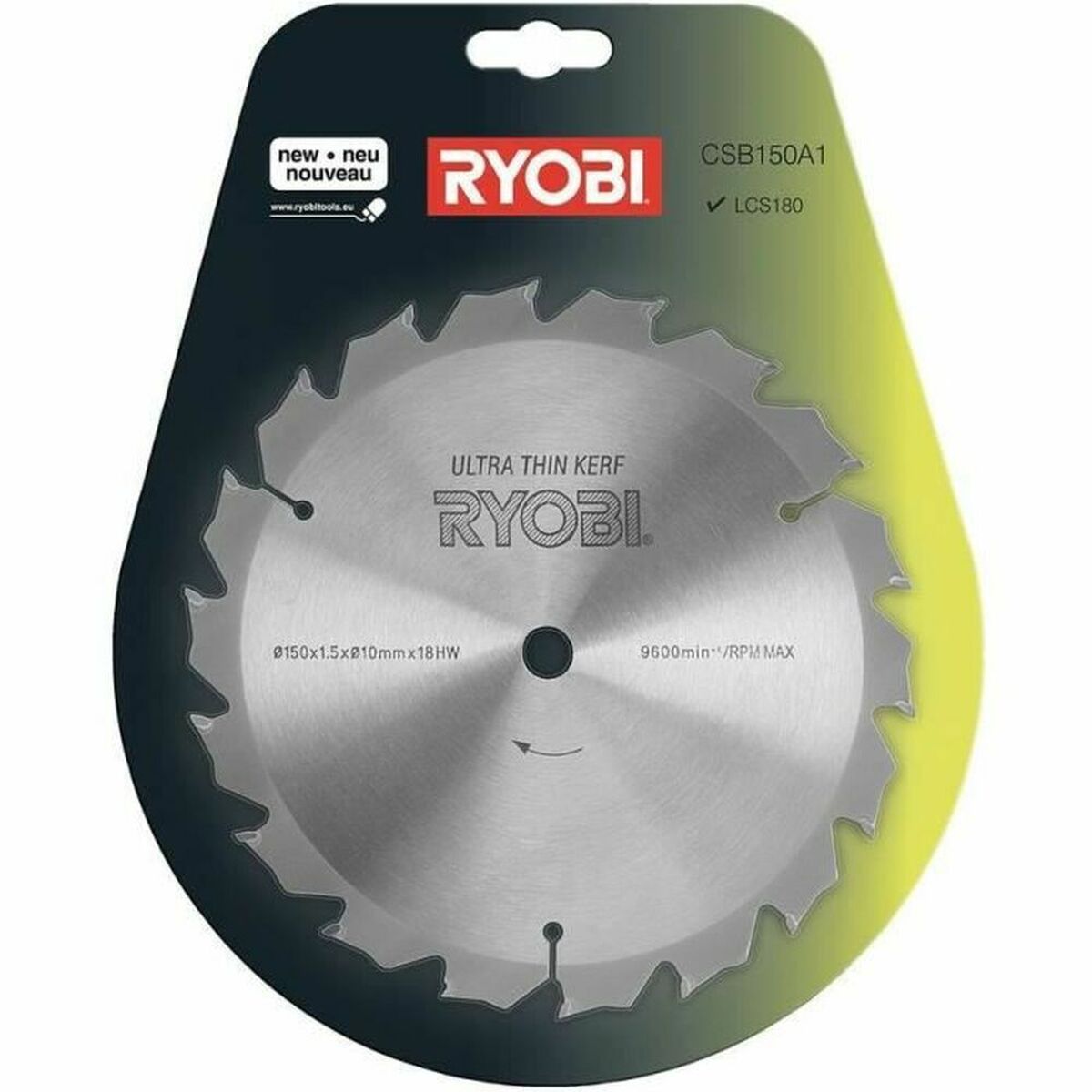 Sågblad Ryobi Ultra Thin Rund Ø 15 cm