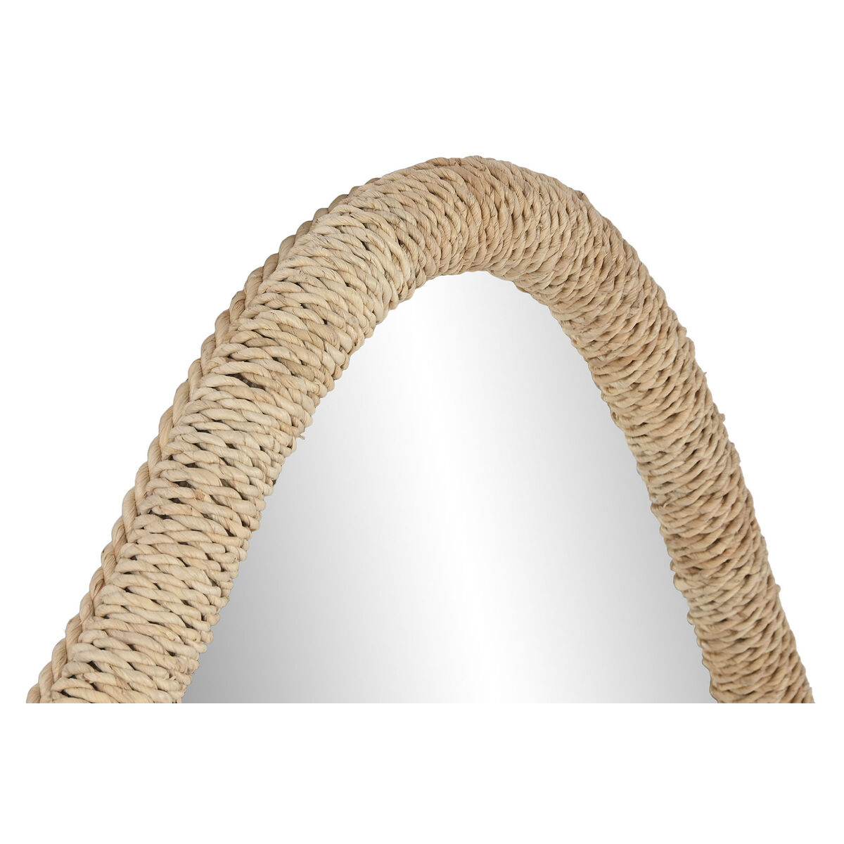 Väggspegel Home ESPRIT Naturell Glas Rattan Scandi 63,5 x 4,5 x 101 cm - 2