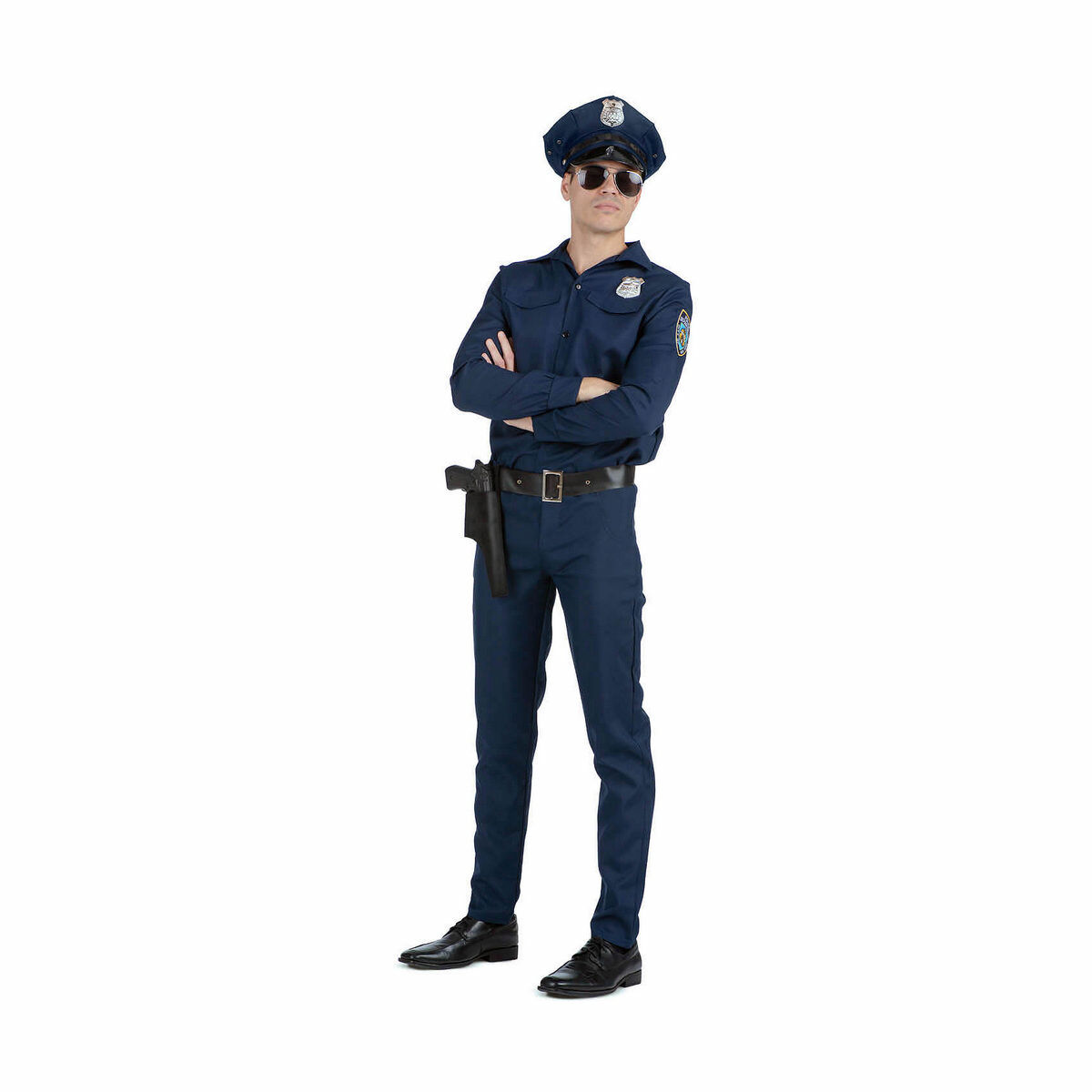Maskeraddräkt vuxna My Other Me Blå Polis (4 Delar)