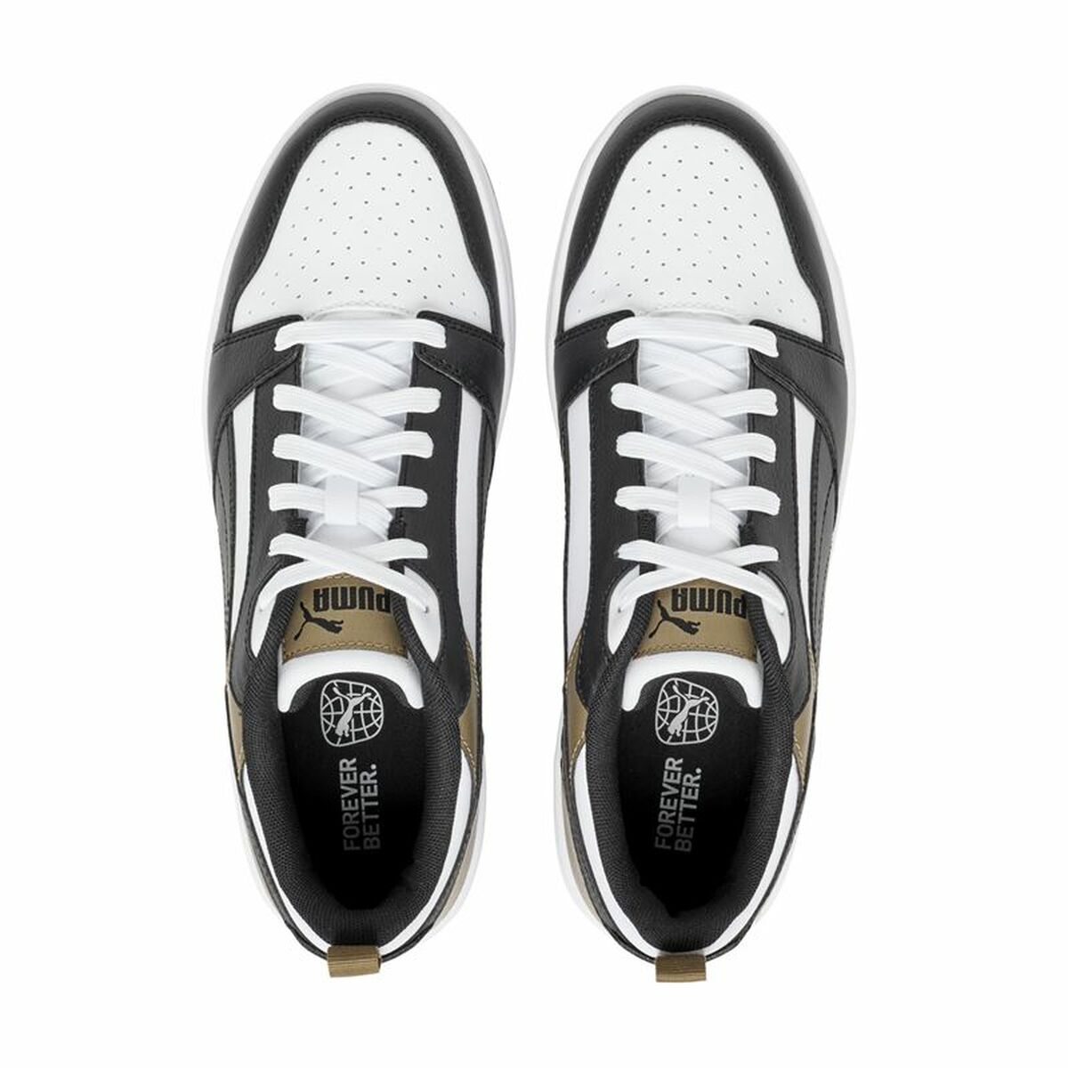 Gymnastikskor, Herr Puma Rebound V6 Low Vit Brun - 3