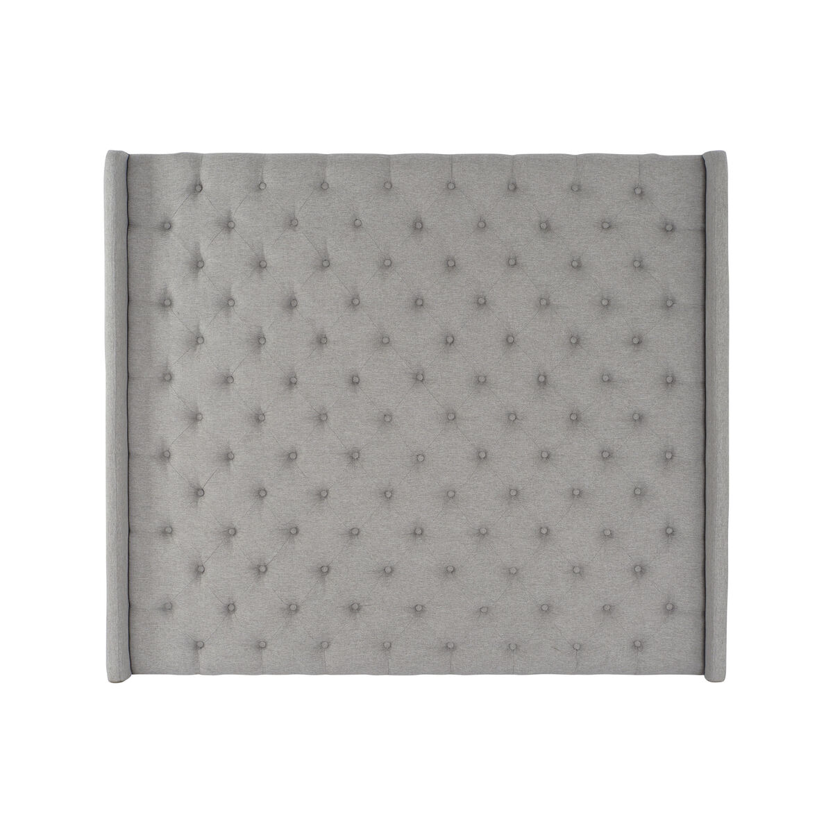 Sänggavel Home ESPRIT Grå Trä MDF 194 x 20 x 170 cm