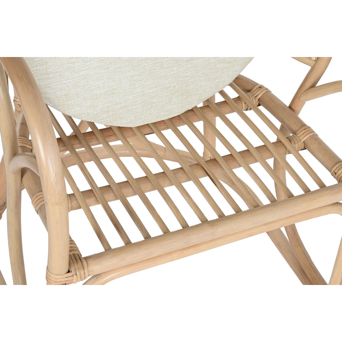 Matsalsstol Home ESPRIT Naturell Rattan 63 x 68 x 81 cm - 7