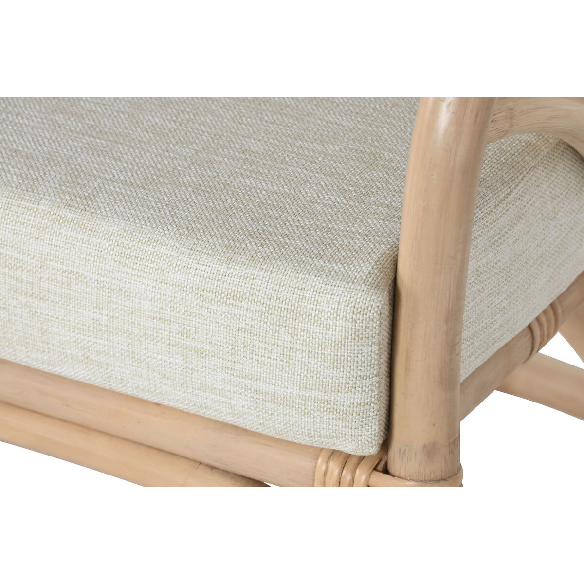 Matsalsstol Home ESPRIT Naturell Rattan 63 x 68 x 81 cm - 6