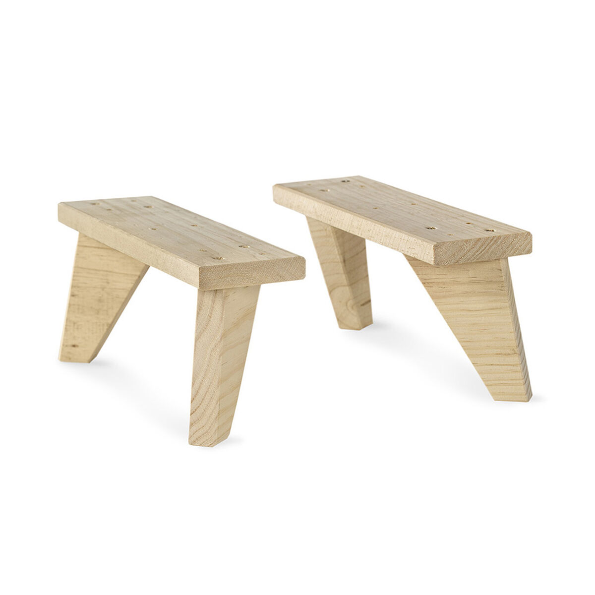 Fötter Astigarraga Dinamic Naturell Furu (13,5 x 9 x 31 cm) - 2