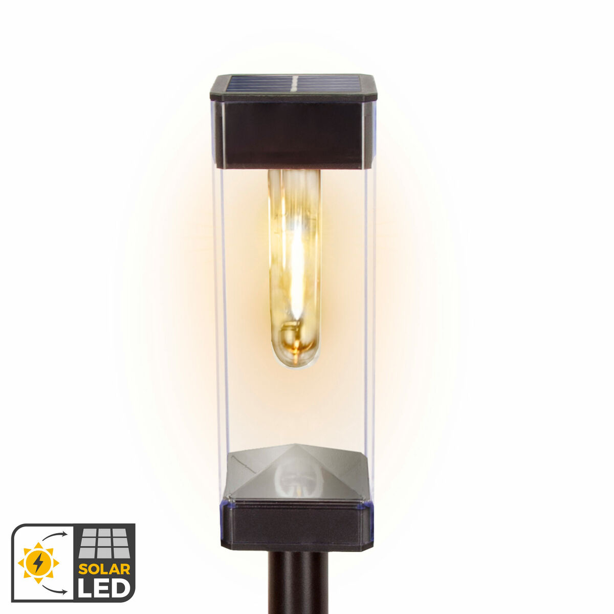 Solcellslampa Aktive 6 x 55 x 6 cm (4 antal) - 3