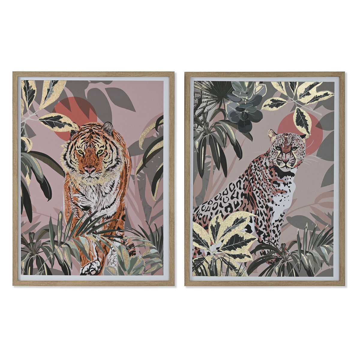 Kanvas Home ESPRIT polystyren Kanvas 45 x 2,5 x 60 cm