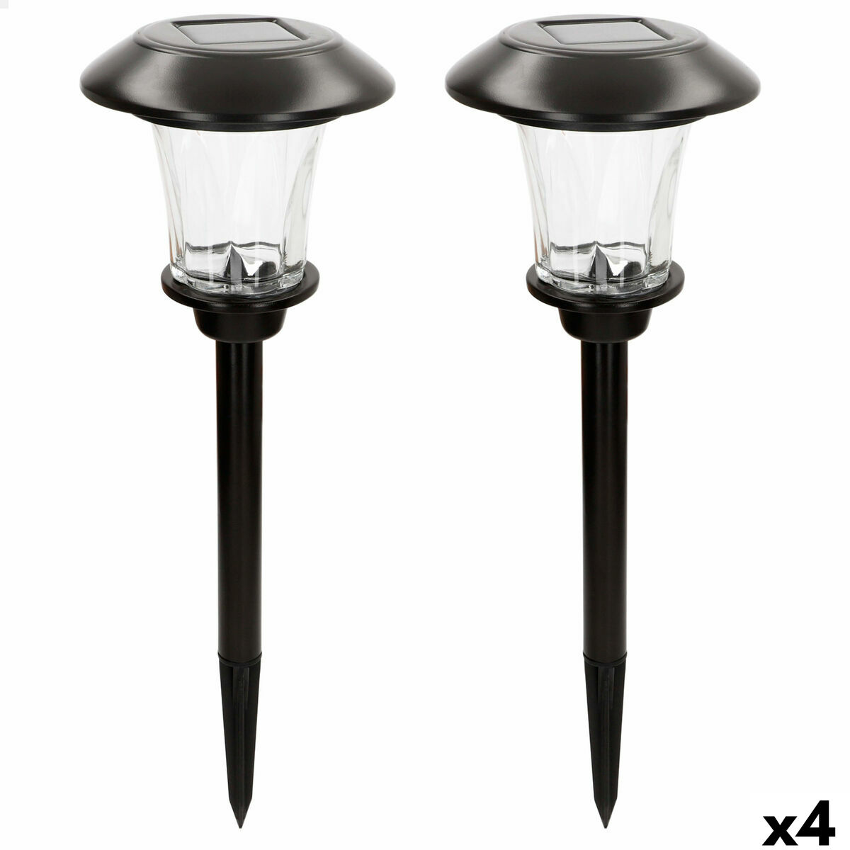 Solcellslampa Aktive 15 x 49 x 15 cm (4 antal)