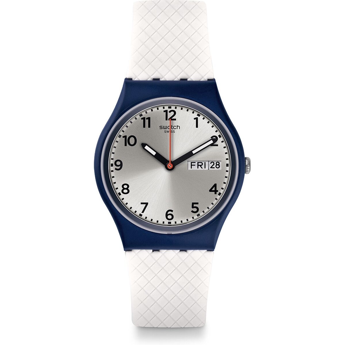 Unisexklocka Swatch WHITE DELIGHT (Ø 34 mm)