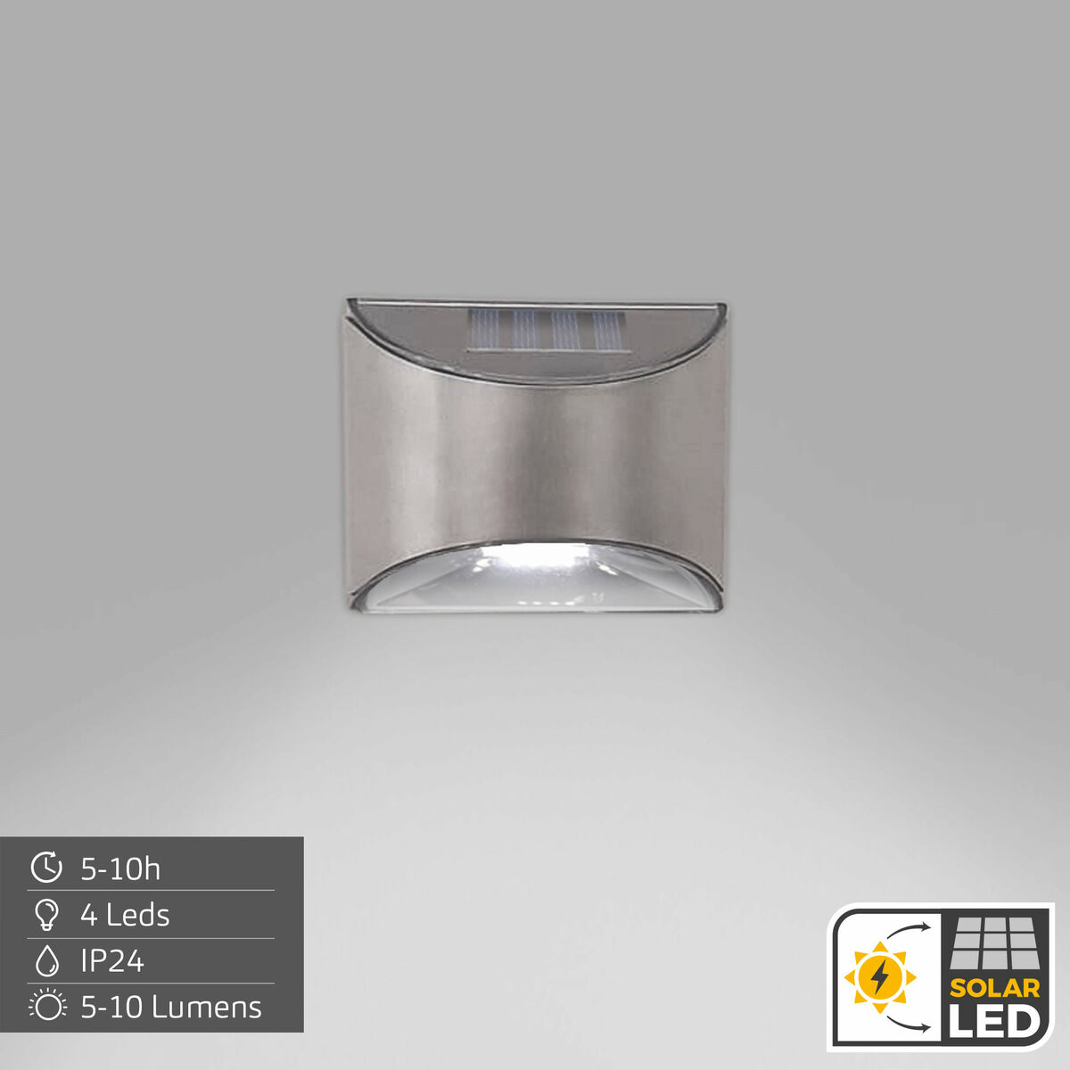solcellslampo Aktive 10 x 8 x 5 cm (6 antal) - 3