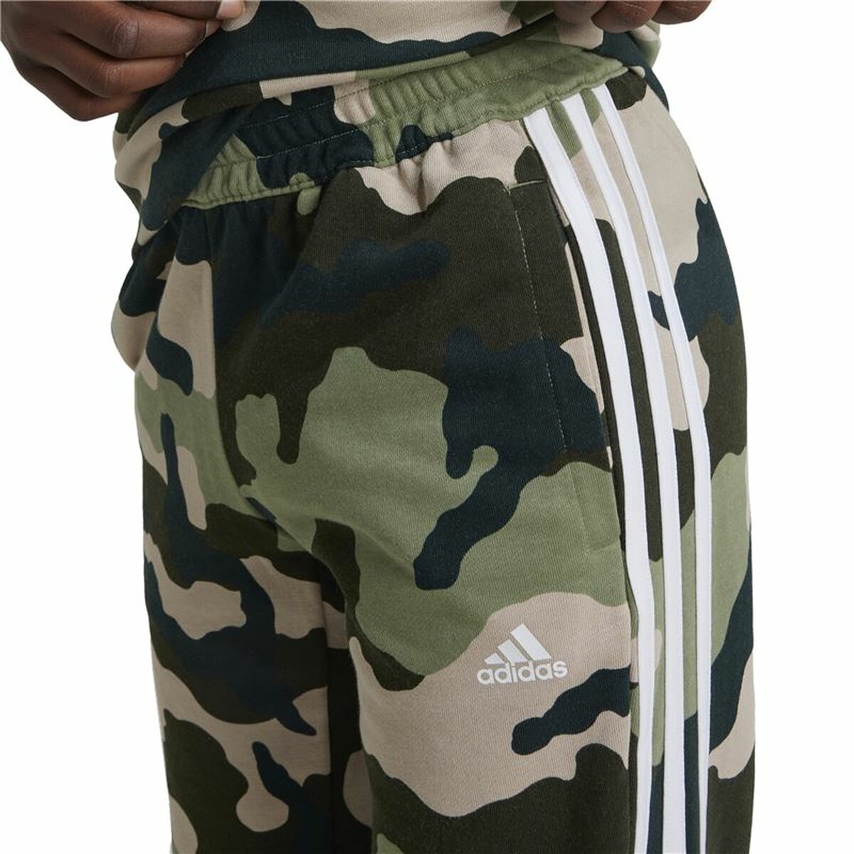 Långa träningsbyxor Adidas Essentials Kamouflage Unisex - 3