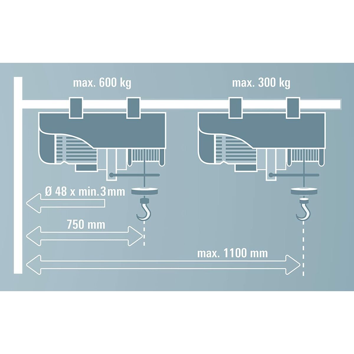 Elektrisk gaffeltruck MECAFER 470102 - 2