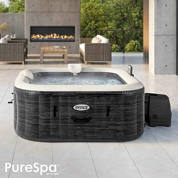 Uppblåsbart spa Colorbaby Purespa Burbujas Greystone Deluxe 795 L