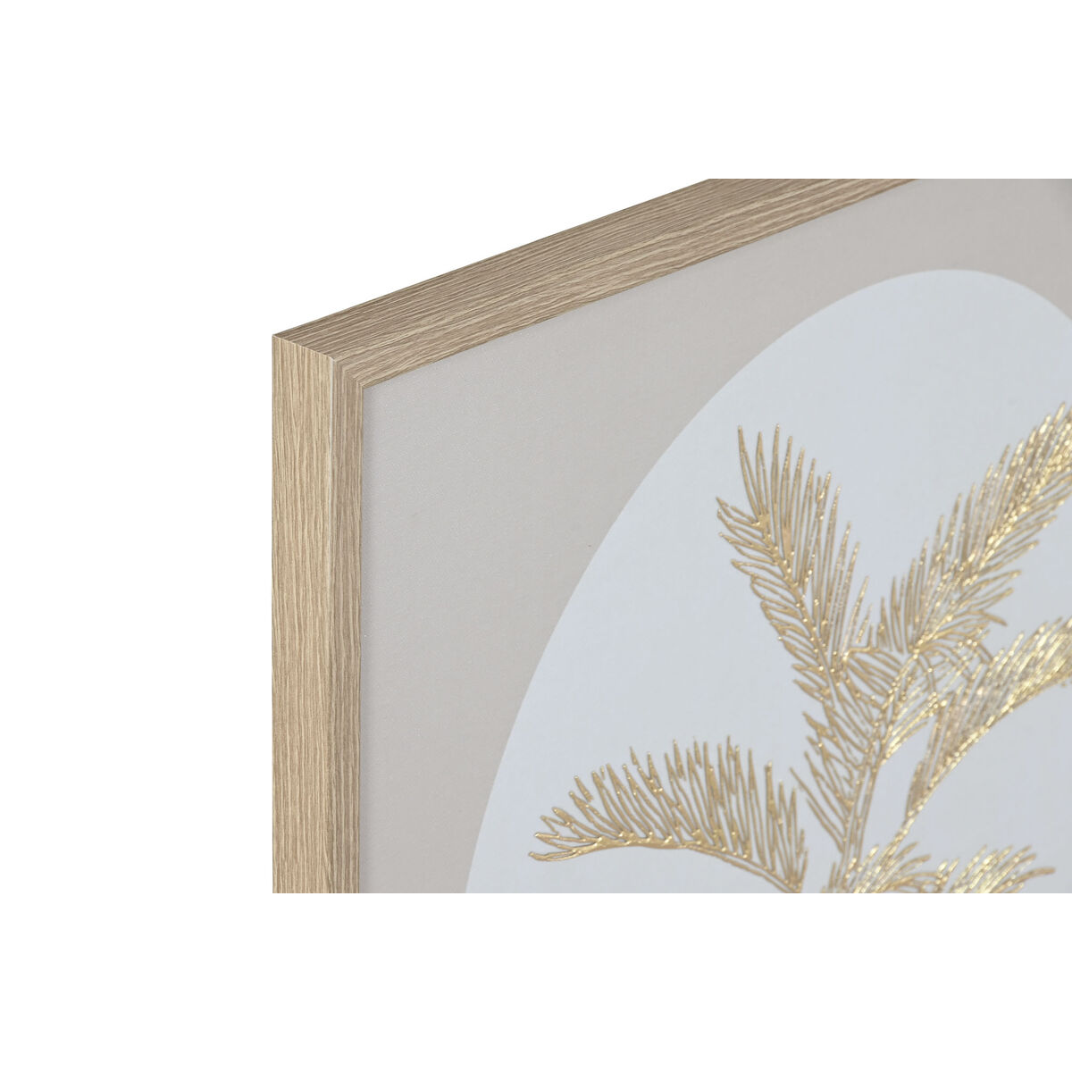 Tavla Home ESPRIT Vit Beige Palmer Skandinavisk 45 x 2,2 x 60 cm (2 antal) - 4