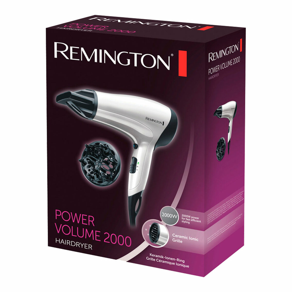 Hårtork Remington Vit 2000 W - 3