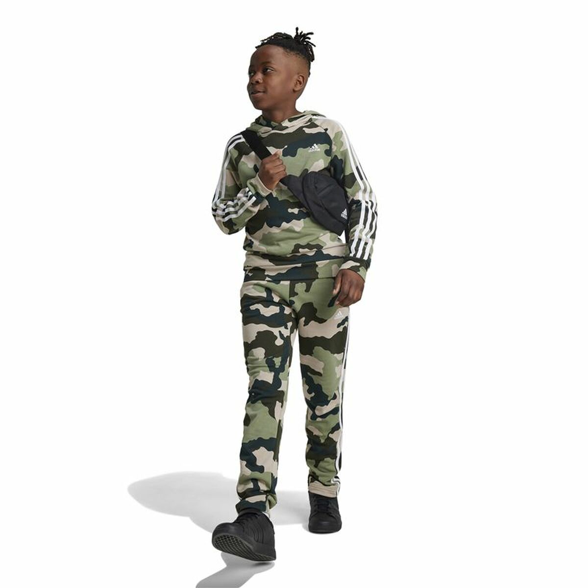 Långa träningsbyxor Adidas Essentials Kamouflage Unisex - 2