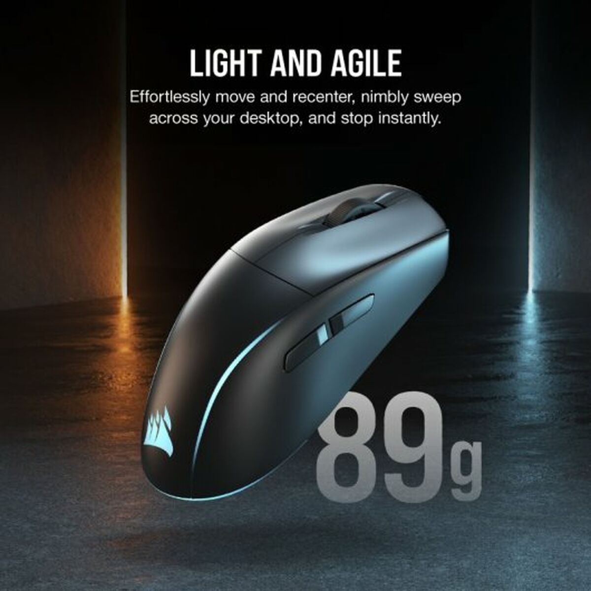 Mus Corsair M75 RGB Svart 26000 DPI - 3