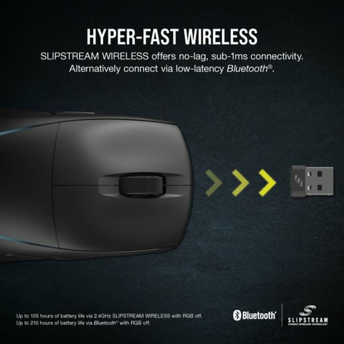 Mus Corsair M75 RGB Svart 26000 DPI - 2