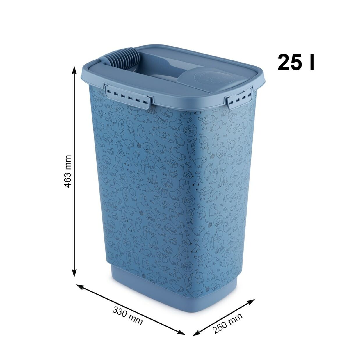 Hinkbehållare Rotho Blå Plast - 2