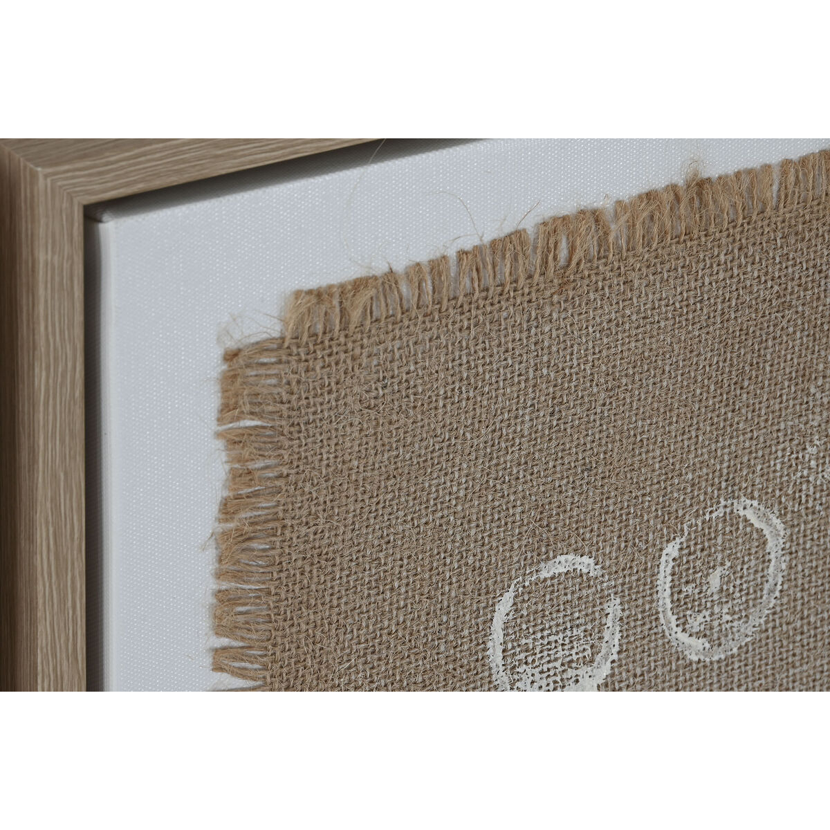 Tavla Home ESPRIT Vit Beige Modern 60 x 3,8 x 60 cm (2 antal) - 3