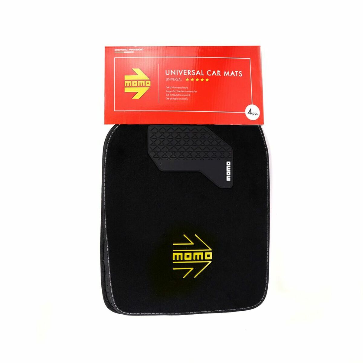 Bilgolvmatta MOMO Arrow Gul PVC Universal - 8