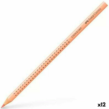 Färgpennor Faber-Castell Colour Grip Kött (12 antal)