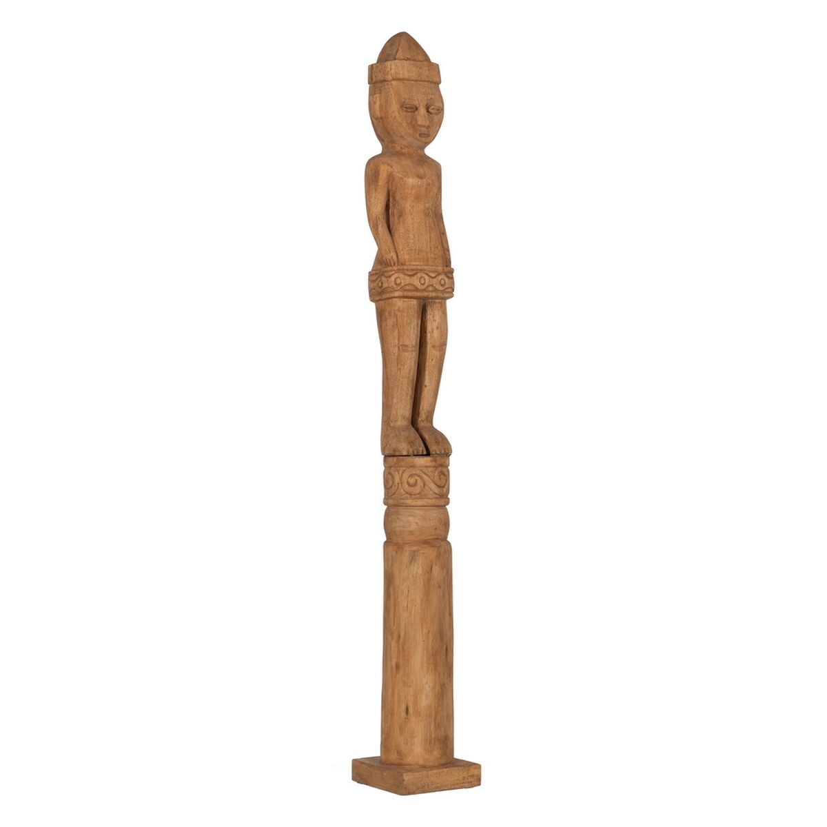 Prydnadsfigur Naturell Afrikan 14 x 14 x 113 cm - 2