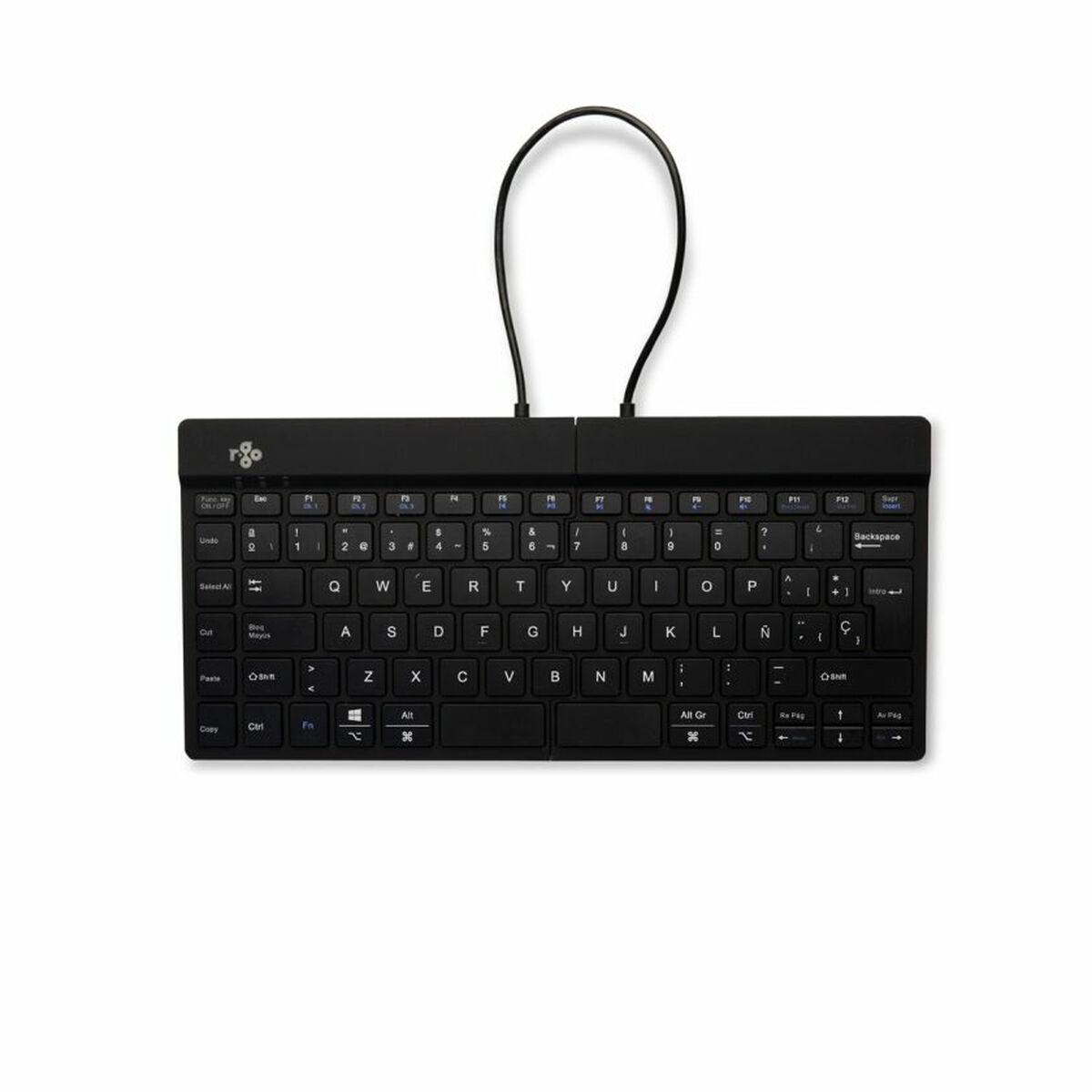 Tangentbord och Mus R-Go RGOSBESWLBL Svart spanska QWERTY - 5