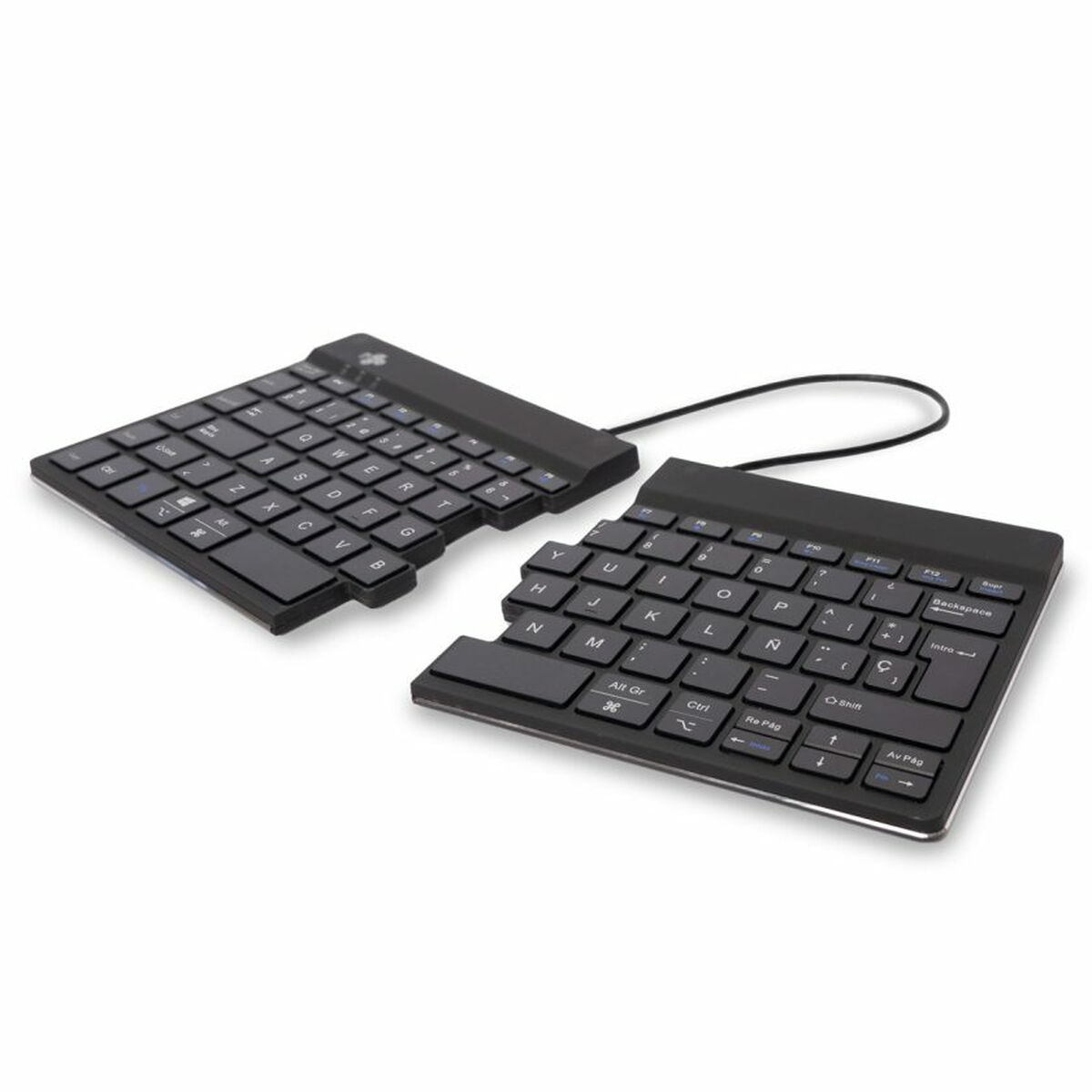 Tangentbord och Mus R-Go RGOSBESWLBL Svart spanska QWERTY - 6