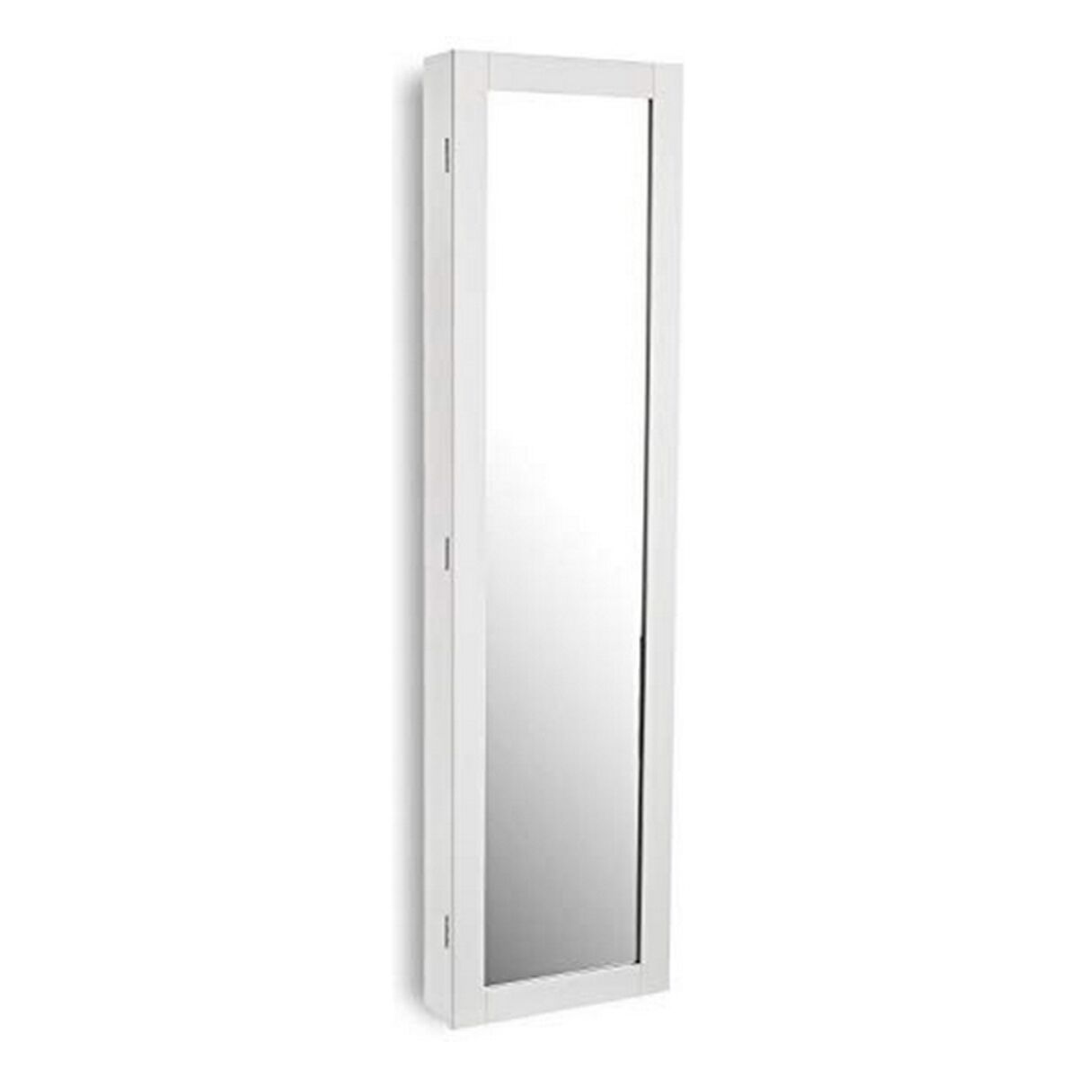 Väggspegel Versa Vit Trä MDF Minimalistisk 10 x 120 x 30 cm
