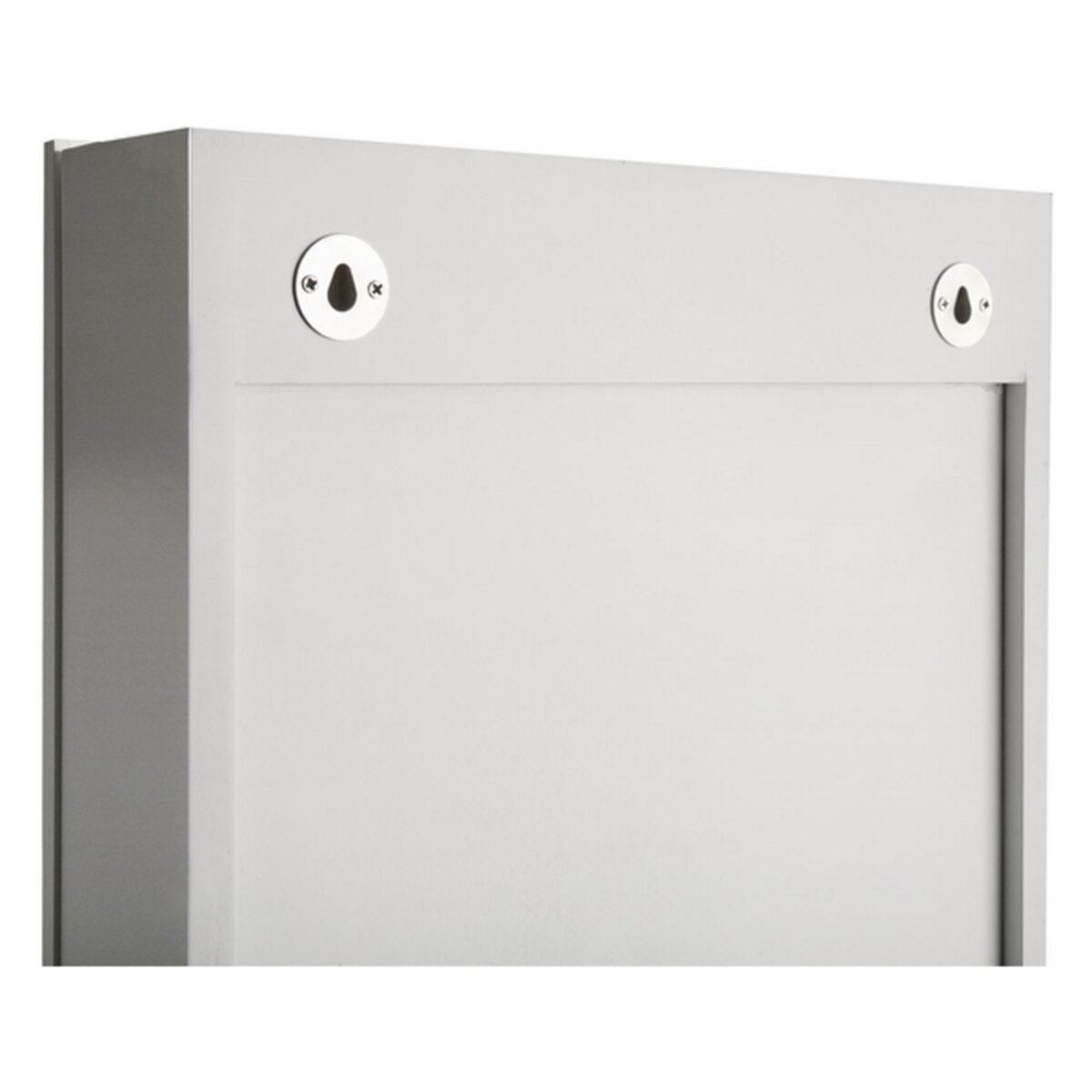 Väggspegel Versa Vit Trä MDF Minimalistisk 10 x 120 x 30 cm - 4