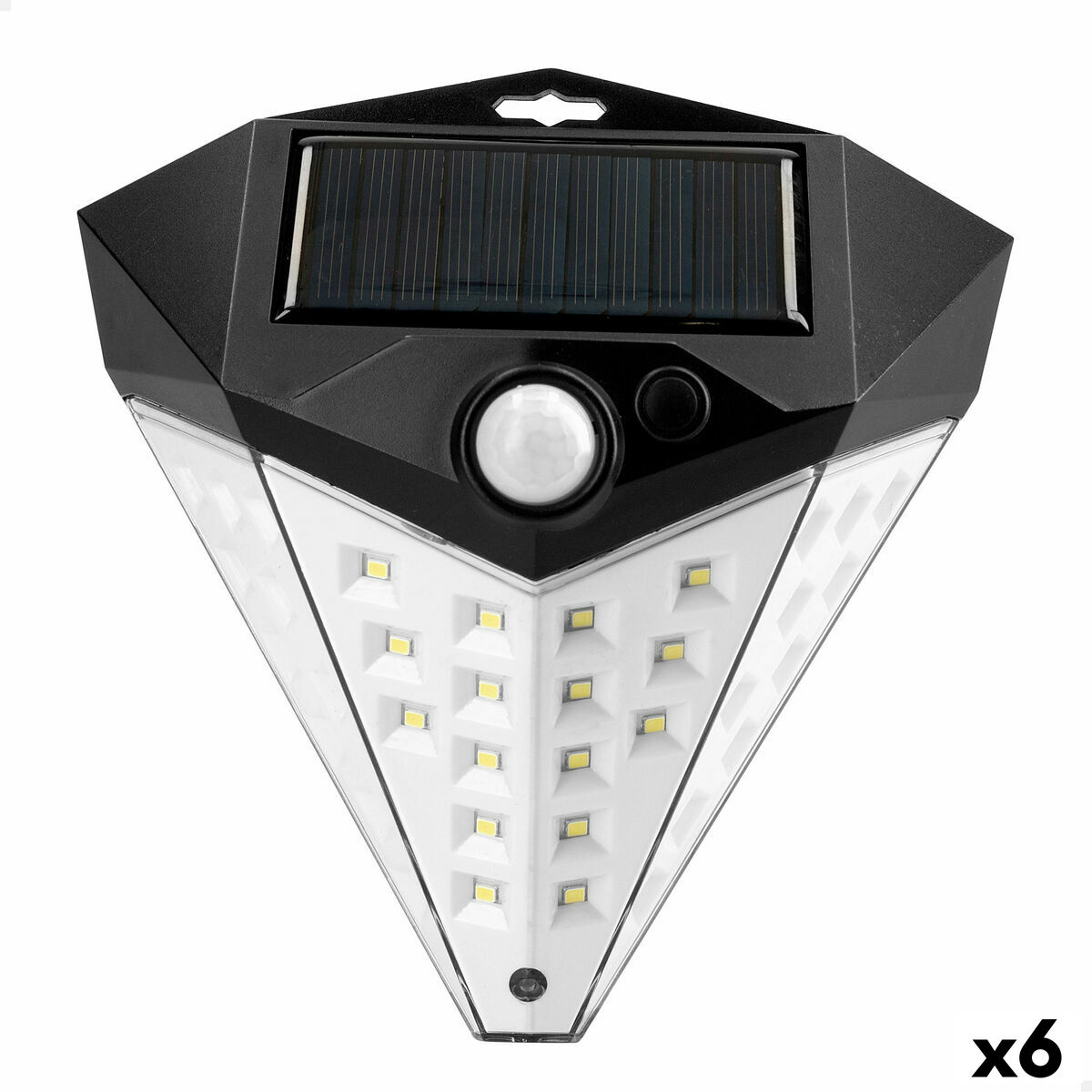 Solcellslampa Aktive 15 x 15 x 7 cm (6 antal)