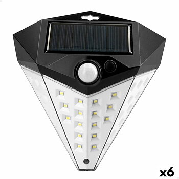 Solcellslampa Aktive 15 x 15 x 7 cm (6 antal)