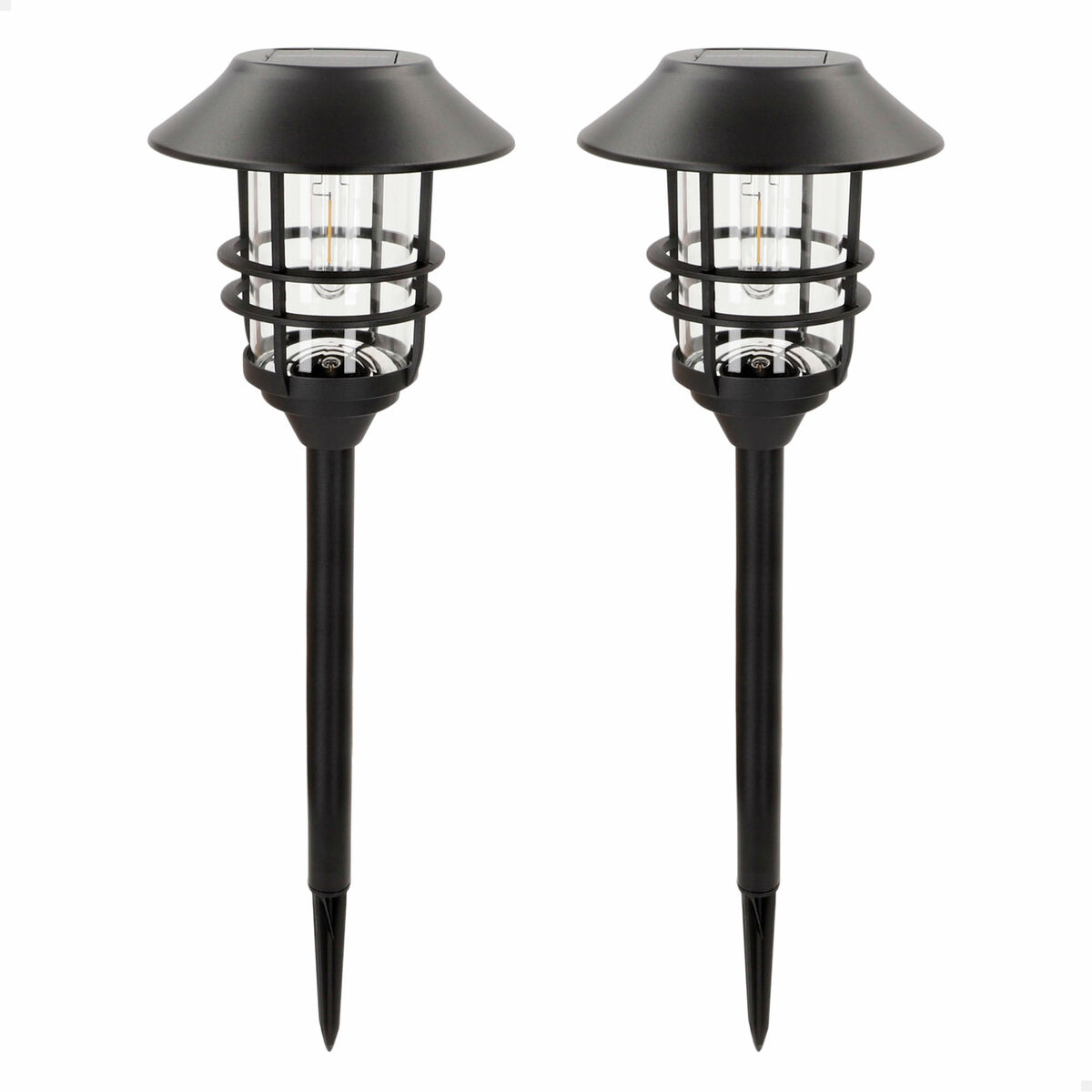 Solcellslampa Aktive 17 x 58 x 17 cm (2 antal) - 2