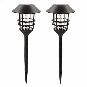 Solcellslampa Aktive 17 x 58 x 17 cm (2 antal)