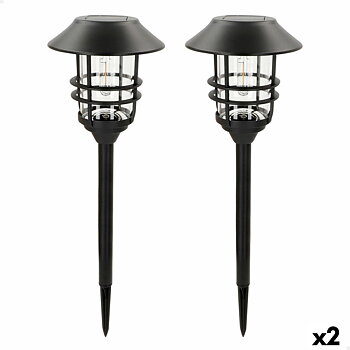 Solcellslampa Aktive 17 x 58 x 17 cm (2 antal)