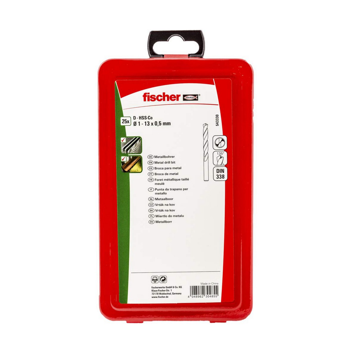 Metallborr Fischer (25 antal) - 10