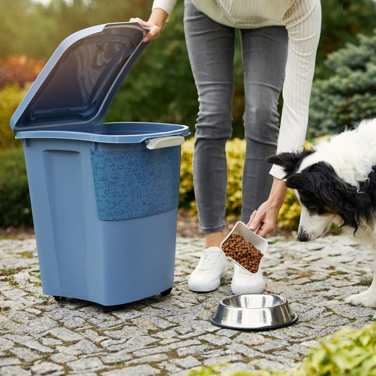 Hinkbehållare Rotho Blå Plast - 4