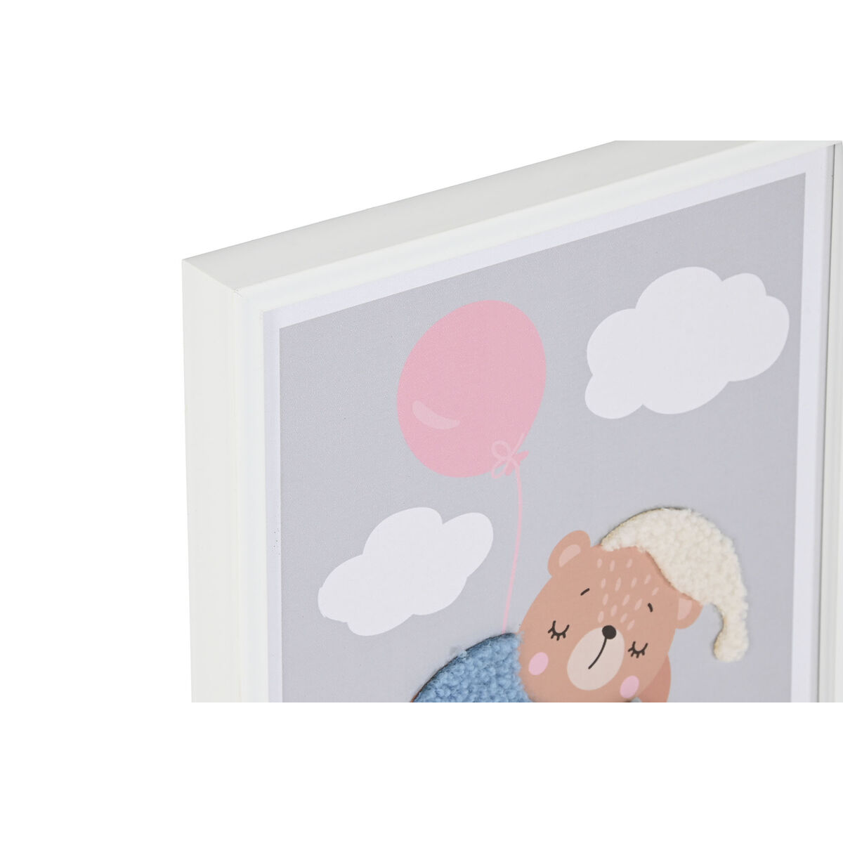 Tavla Home ESPRIT Gul Grå Barn 30 x 1,8 x 40 cm (4 antal) - 3