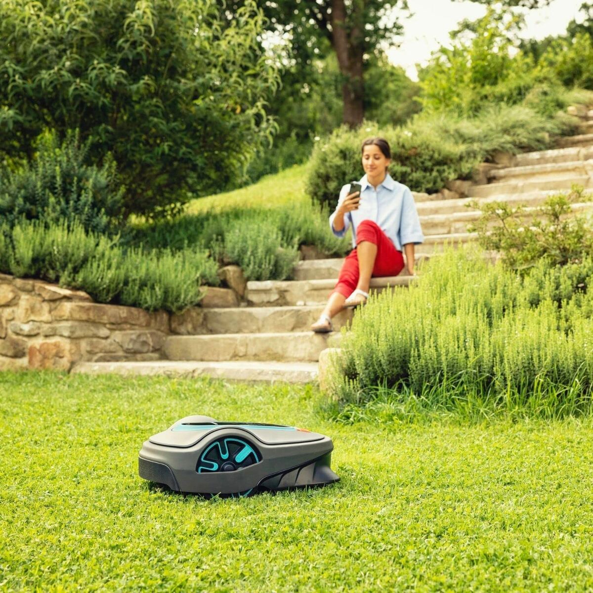 Gräsklipparrobot Gardena Smart Sileno Life 1000 1000 m² - 5