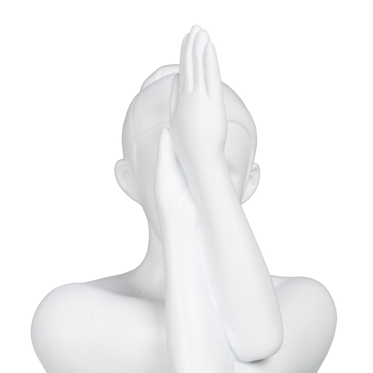 Prydnadsfigur Vit 18 x 13 x 24 cm - 2