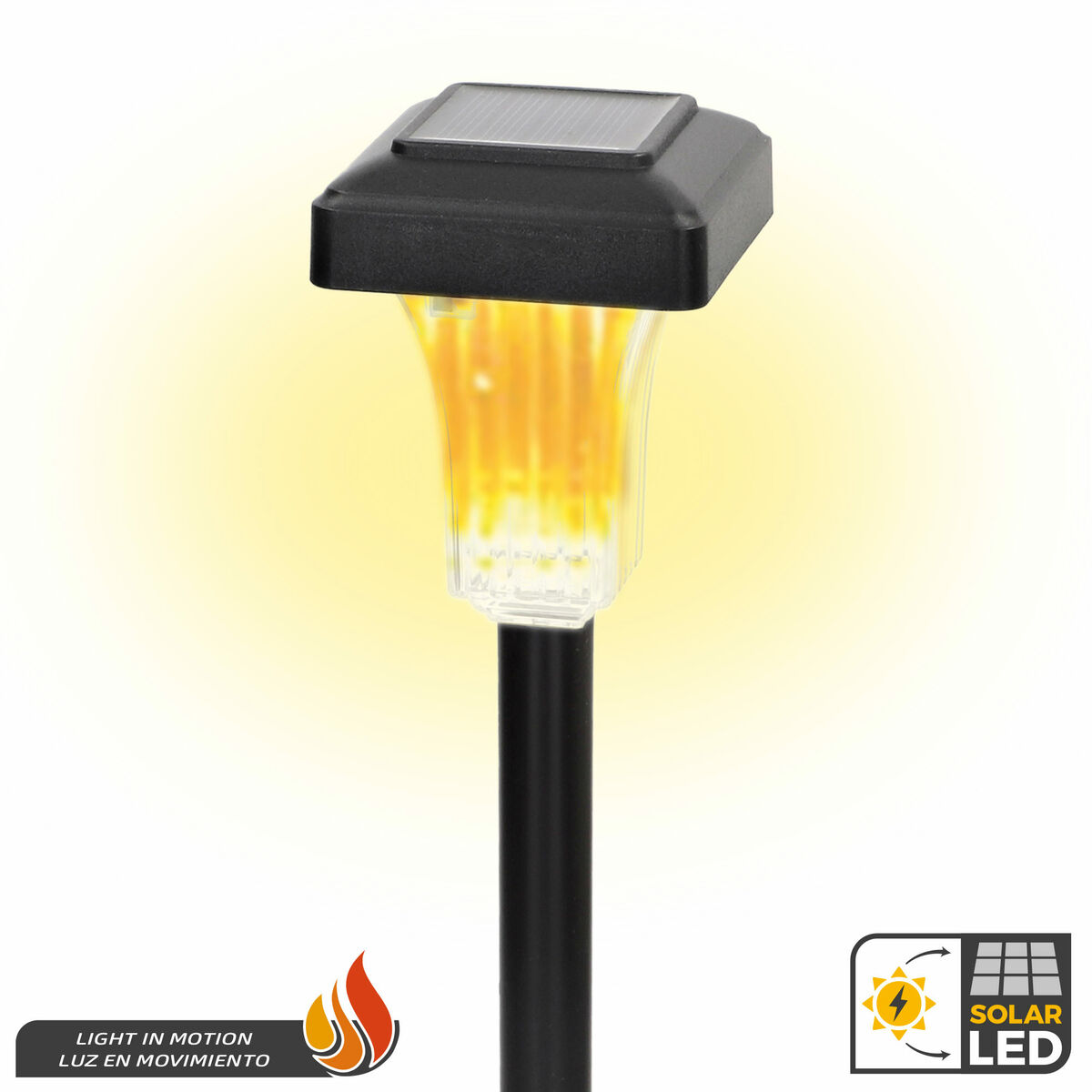 Solcellslampa Aktive 6 x 33 x 6 cm (6 antal) - 3
