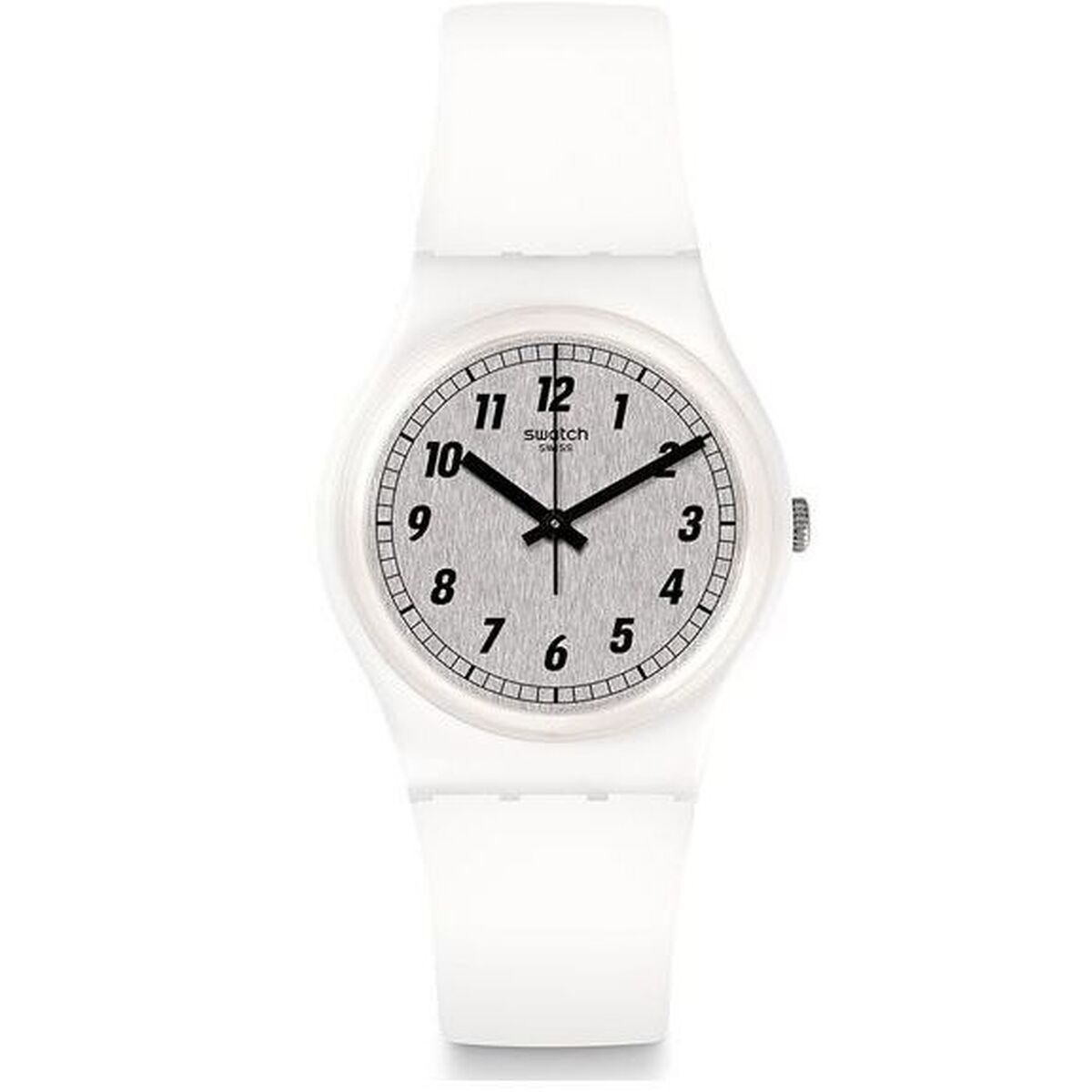 Unisexklocka Swatch SOMETHING WHITE (Ø 34 mm)