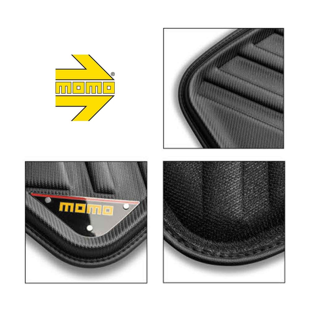 Bilgolvmatta MOMO 3MDBSS Svart Universal - 2