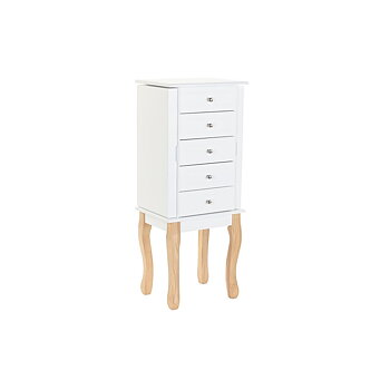 Smyckeskrin med ben DKD Home Decor Speglar MDF Romantisk (37 x 27 x 90 cm)